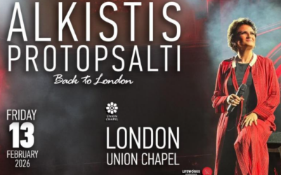 Συναυλία Άλκηστις Πρωτοψάλτη στο Λονδίνο.