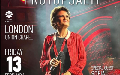 Ραντεβού στο Λονδίνο στο Union Chapel με την υπέροχη Άλκηστις Πρωτοψάλτη .